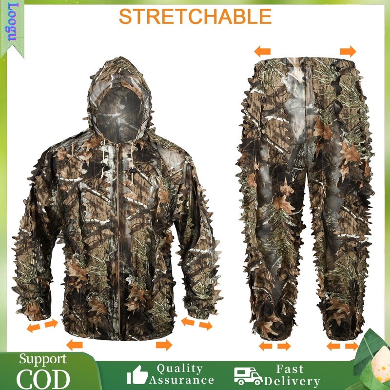 Camouflage Hunting Suit Woodland Camo Games Suits Cosplay Suits Outdoor