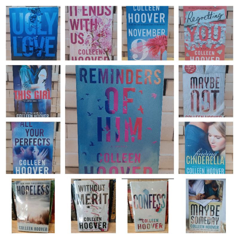 COLLEEN HOOVER | IT ENDS WITH US | UGLY LOVE | REGRETTING YOU | It ...