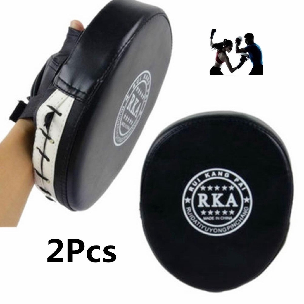 Grappling Training Boxing Mitts Target Focus Punch Pad Glove MMA Karate Muay 
