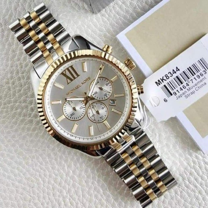 michael kors watch silver and gold