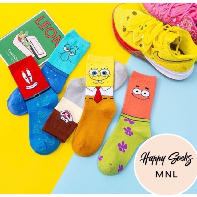 kyrie spongebob socks