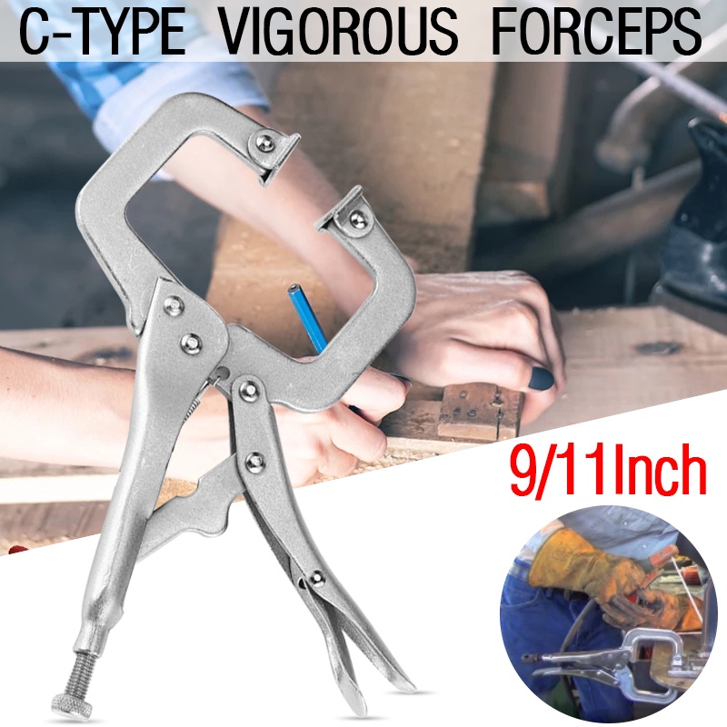 C Clamp Vise Grip / C Clamp Locking Pliers Vise Grip " 9" 11" Shopee