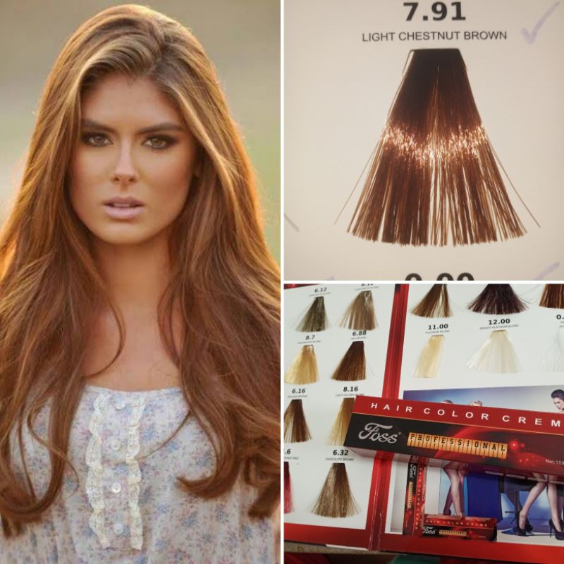 light chesnut brown hair color | Shopee Philippines