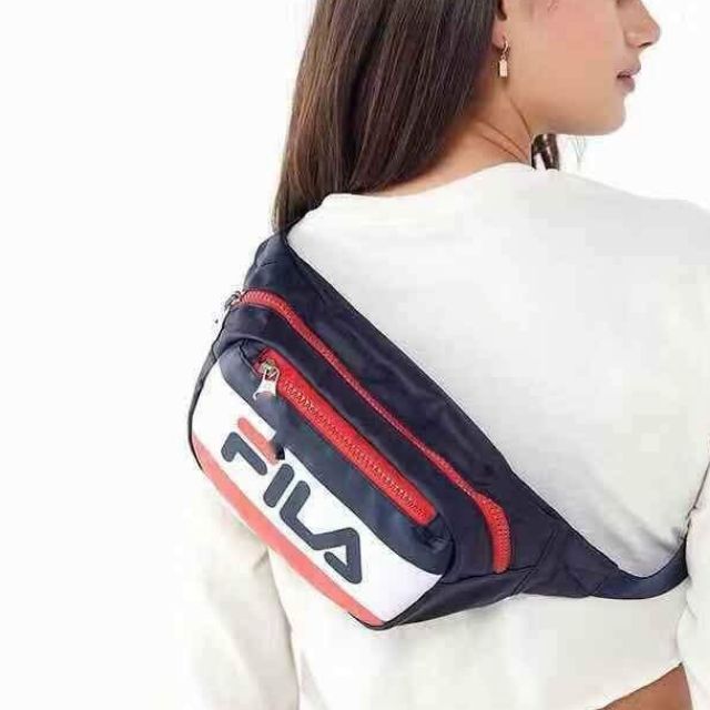 fila belt bag white