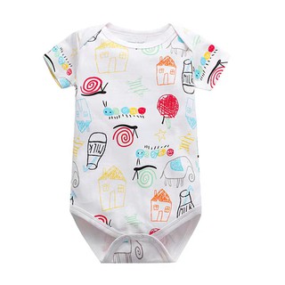 Baby TOP SALE Cotton Bodysuit Onesie Infant Romper Newborn Short Clothes babies Jumpsuit Cloth #4