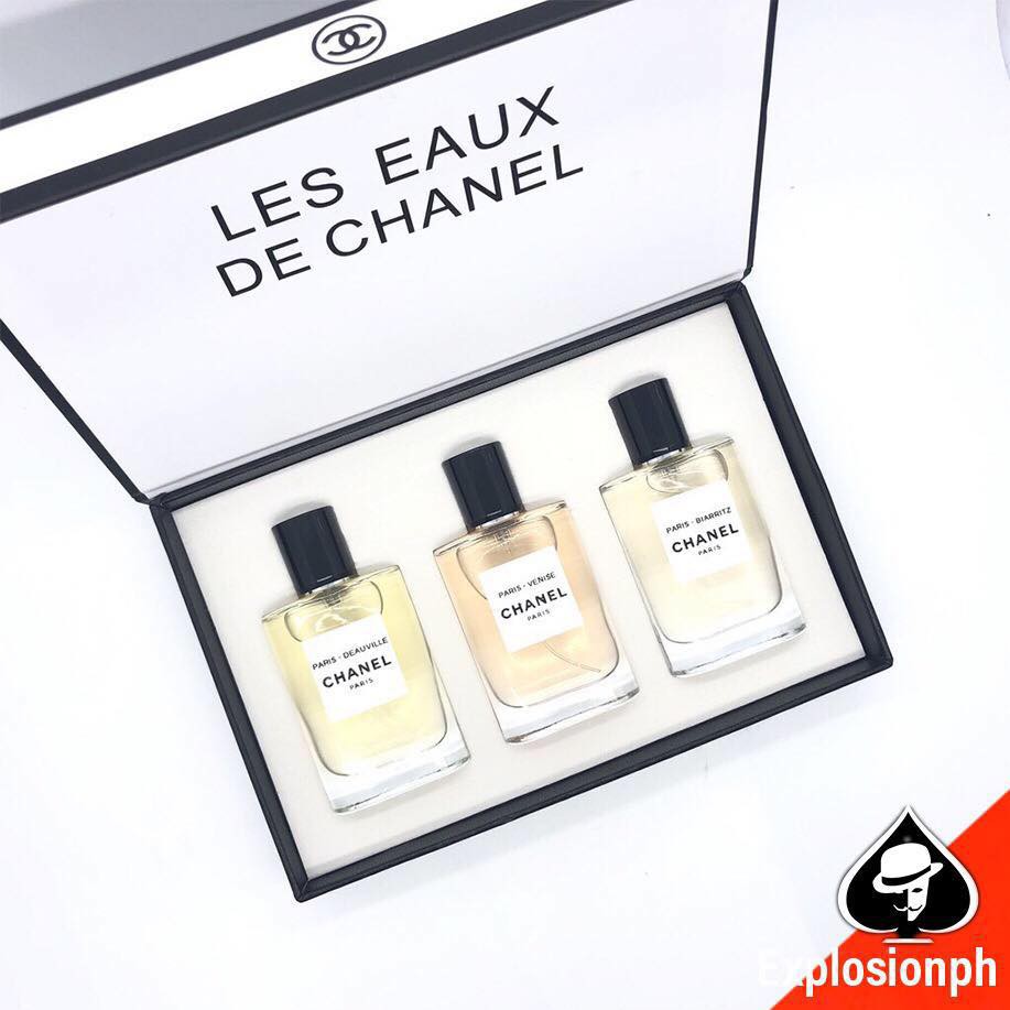Chanel gift perfume set for women men Deauville Venise Paris 3 in 1 for  30ml alentine's Day | Shopee Philippines