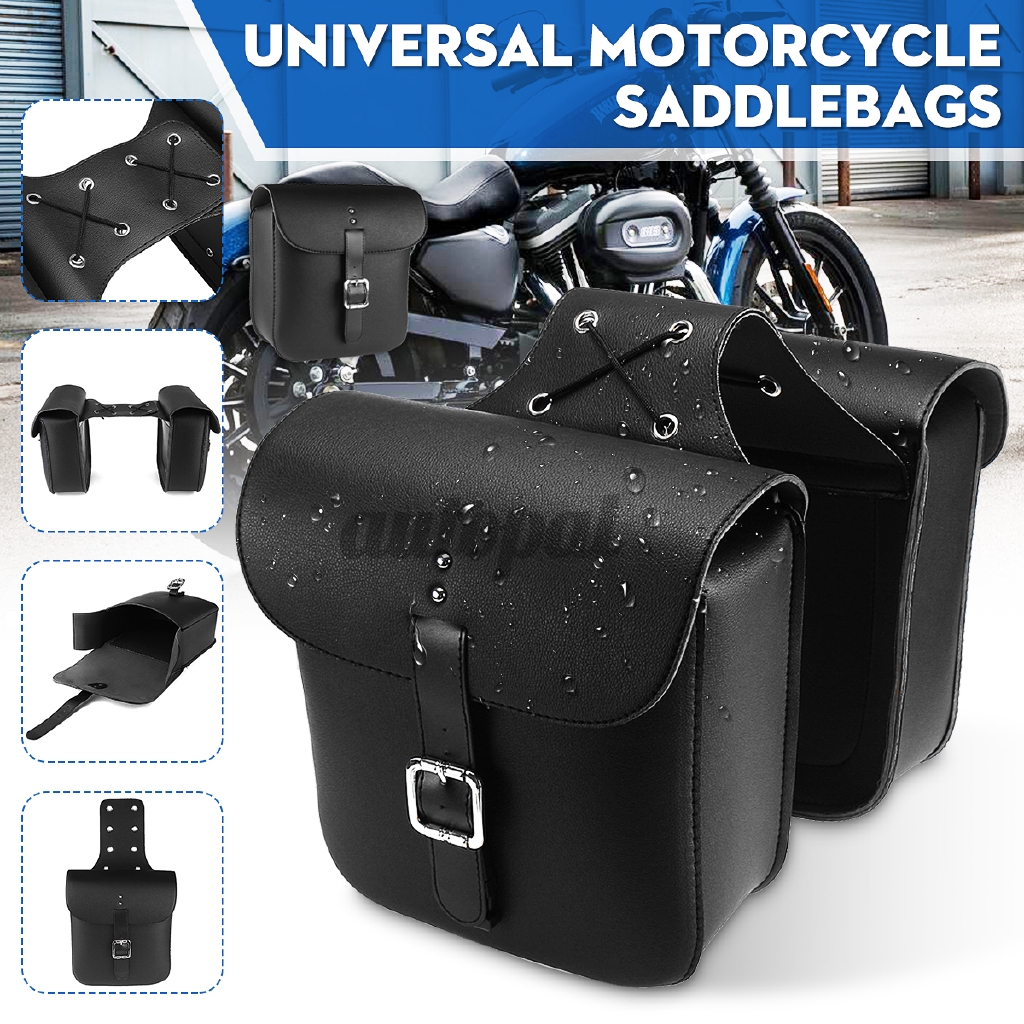 lockable motorcycle saddlebags