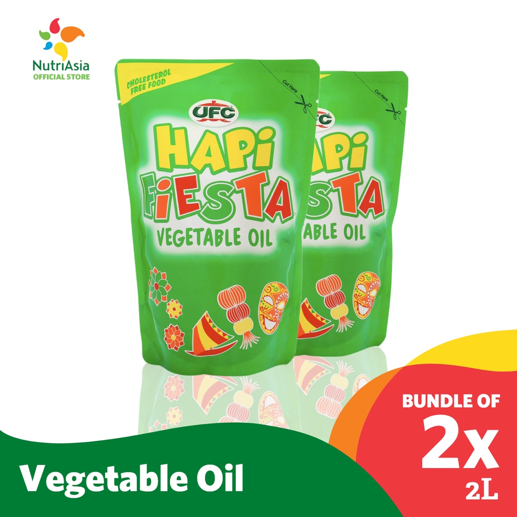 UFC Hapi Fiesta Vegetable Oil 2 L SUP Bundle of 2 Shopee Philippines