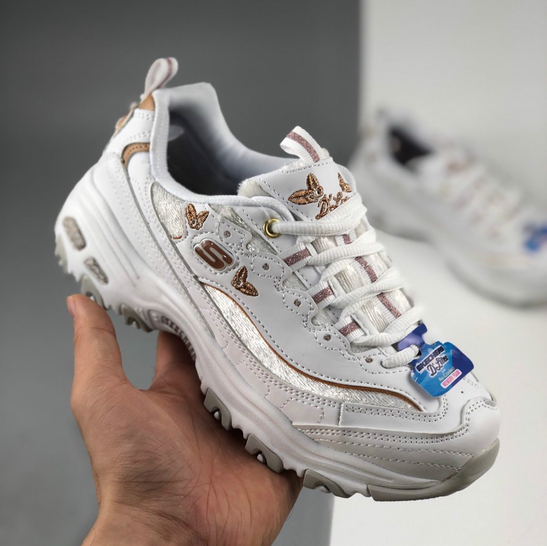 skechers shoes white