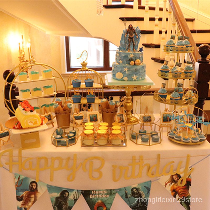 Dessert Table Decoration Showing Stand Dessert Pastry Tray Buffet Tea