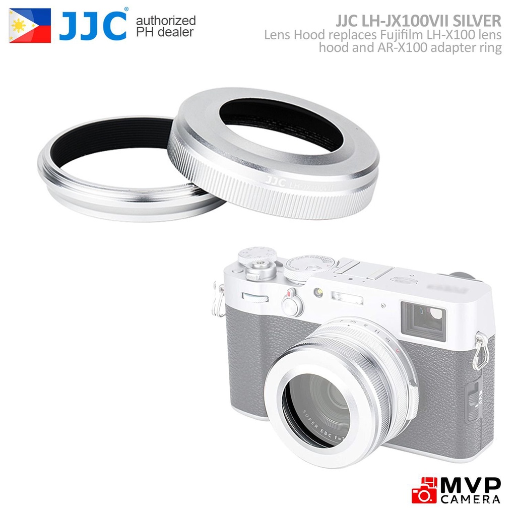 JJC LHJX100VII Silver Lens Hood for FUJI X100V X100 X100S X100T X100F