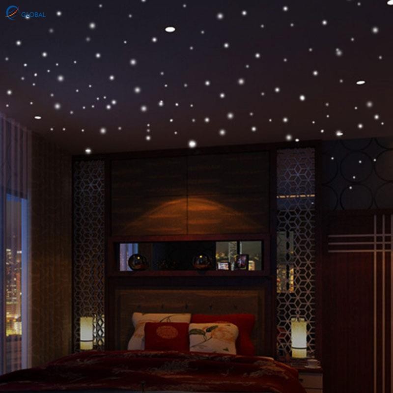 1000x Luminous Glow Star Nursery Wall Stickers In The Dark Home
