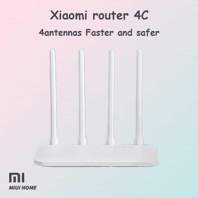 Xiaomi WIFI Router 4C 64 RAM 2.4G 300Mbps 4Antennas Smart APP Control Band Wireless Routers