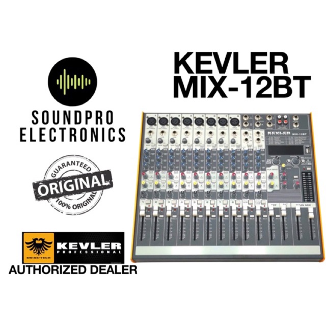 Kevler MIX12BT 12 Channel Compact Mixer Shopee Philippines