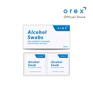 OREX Alcohol Swabs/Alcohol Pads 100 pcs