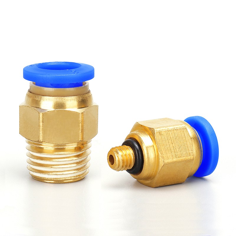 PC Pneumatic Fitting Push In Fittings Male Thread Quick Connector 4mm