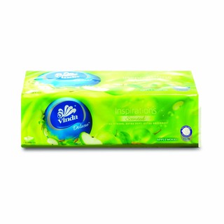 Vinda Deluxe Inspirations Facial Tissue Apple Wood Scented Softpack 3 ...