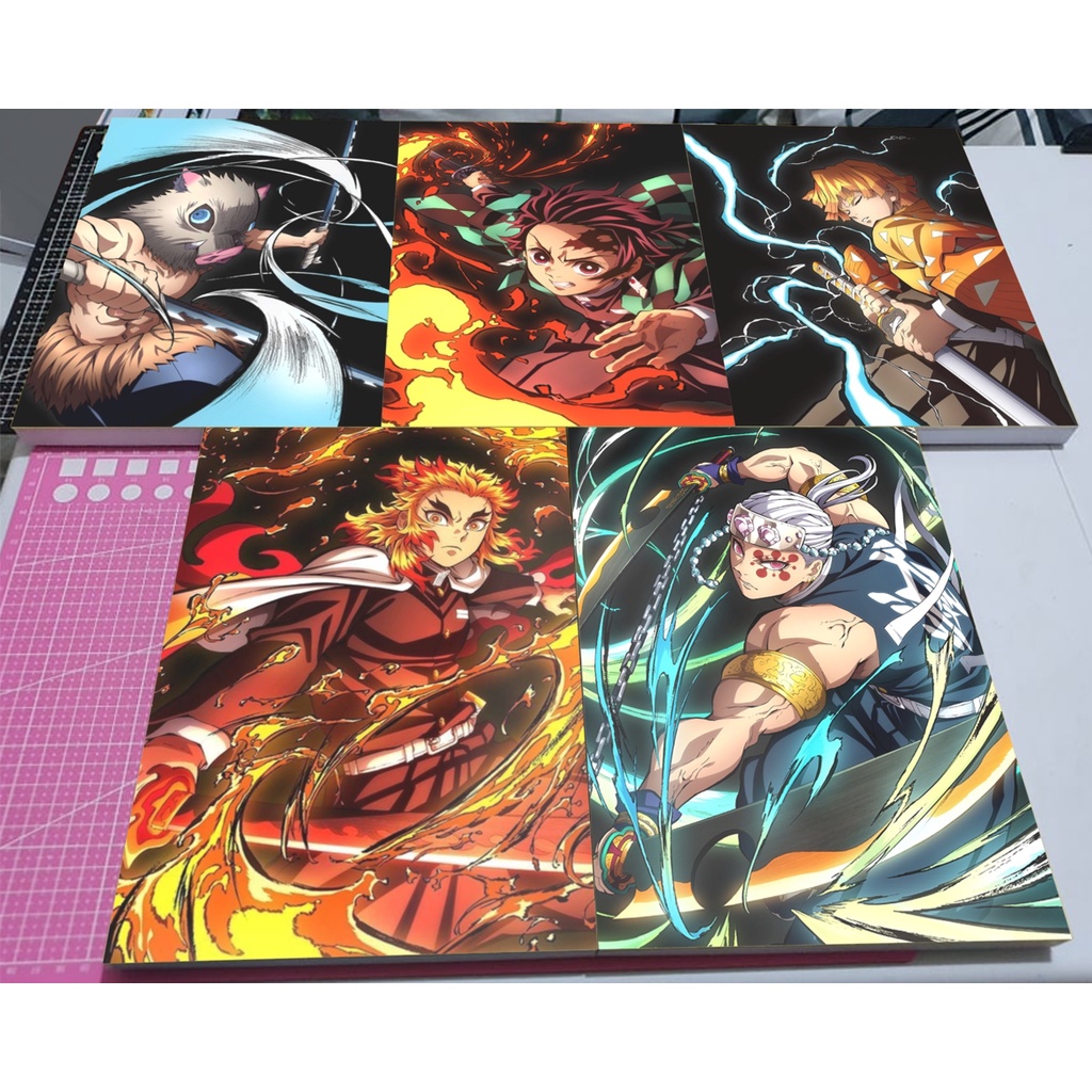 Demon Slayer Tanjiro/Inosuke/Zenitsu/Nezuko Wall Decor/Wall mural/Photo ...