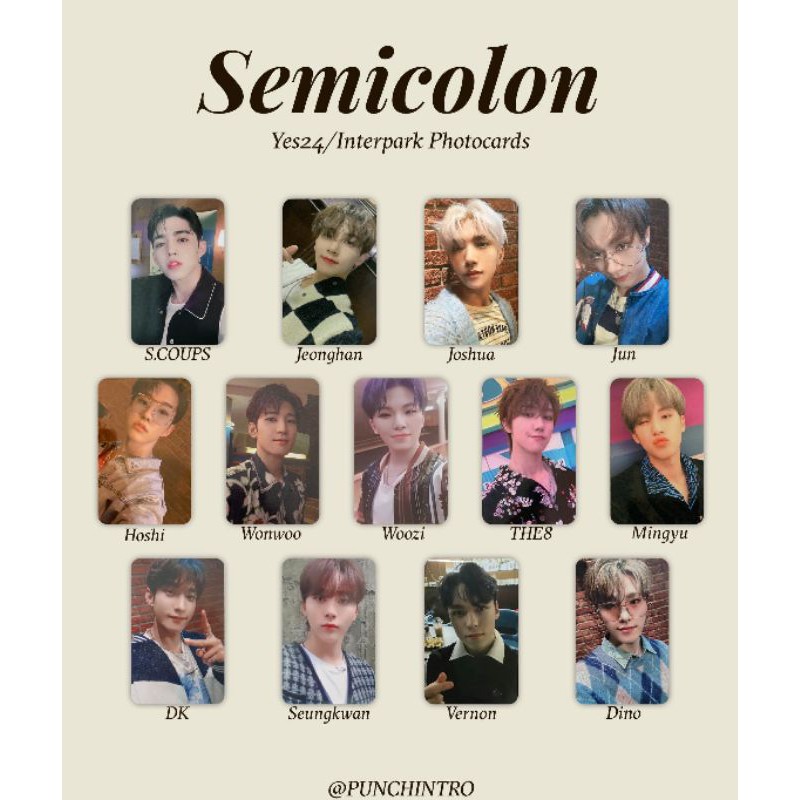 [RESTOCKED | COD ] SEVENTEEN SPECIAL ALBUM SEMICOLON YES24 INTERPARK ...