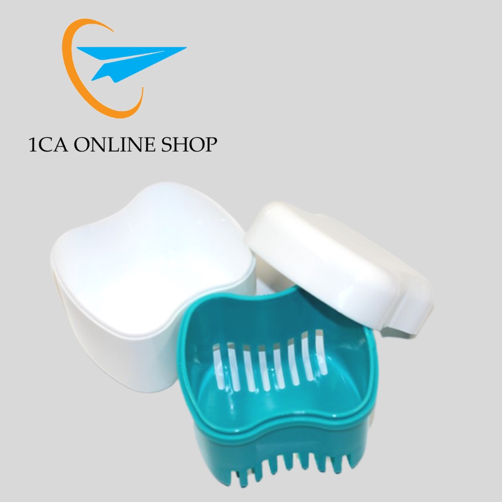 Denture Case / Denture Box / Retainer Case / Denture Bath / False Tooth Case Box Container