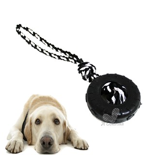 24 hours to deliver goodsToy Dog Titter Rope With Tyre 35cm Dog Anti Stress Resistant Fun 9UZL #5