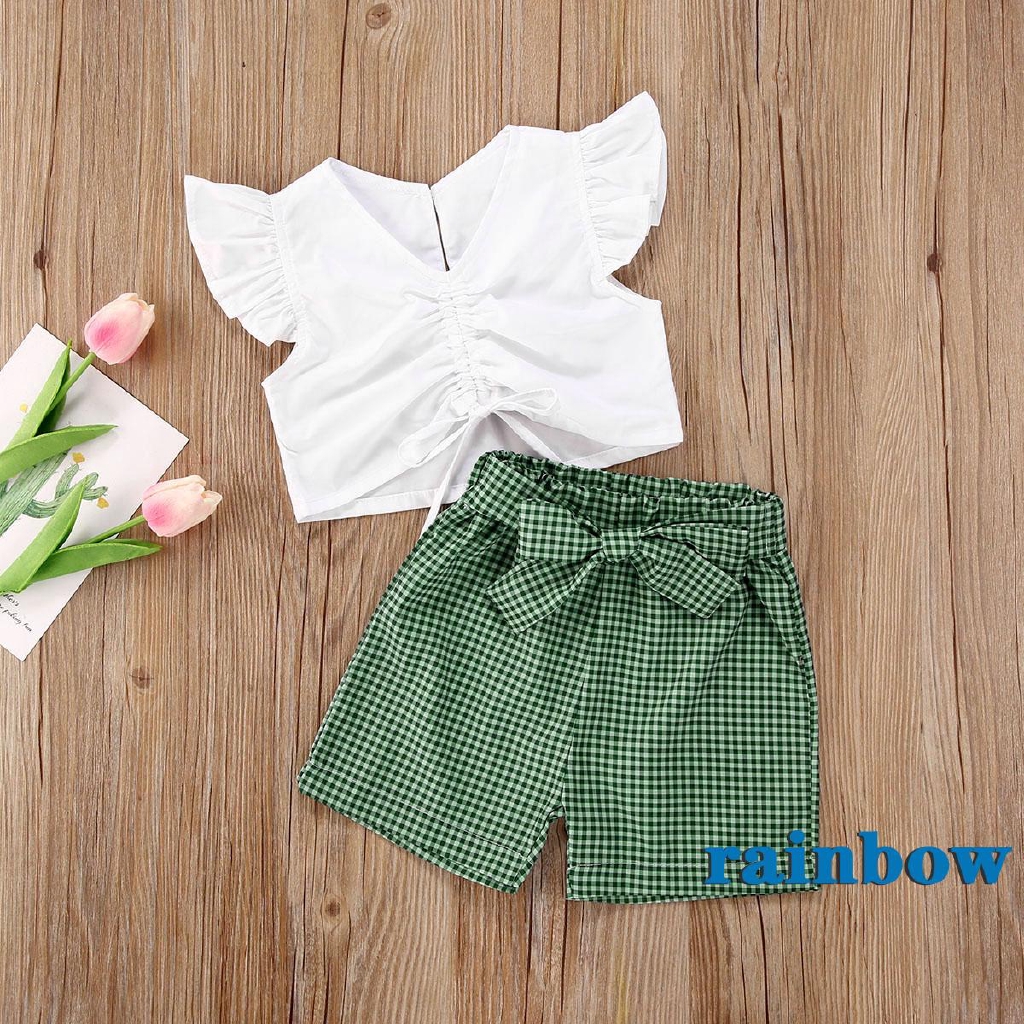 baby girl high waisted shorts