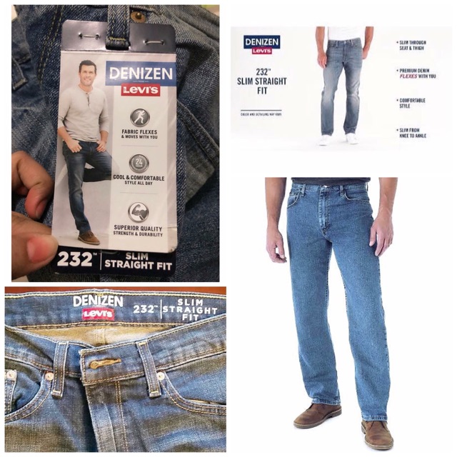 denizen 232 slim straight fit jeans