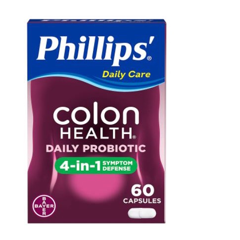Phillips Colon Health Daily Probiotic 4-in-1 Symptom Defense Immune ...