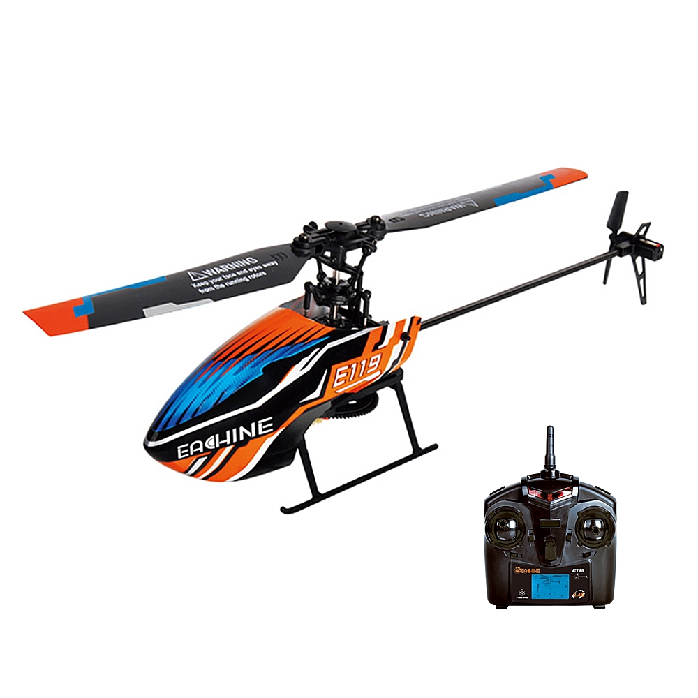 Eachine E119 2.4G 4CH 6Axis Gyro Flybarless RC Helicopter RTF Shopee Philippines