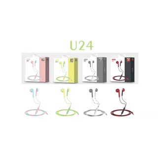 U24 Music Extra HiFi Stereo Sound Earphone With Built In Microphone for Android & iOS 5.0