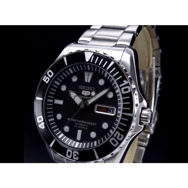 Seiko Sports SNZF17K1 Automatic Watch Stainless Steel SNZF17 Black Sea  Urchin | Shopee Philippines