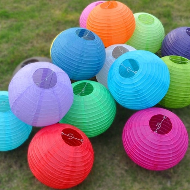 10 paper lanterns