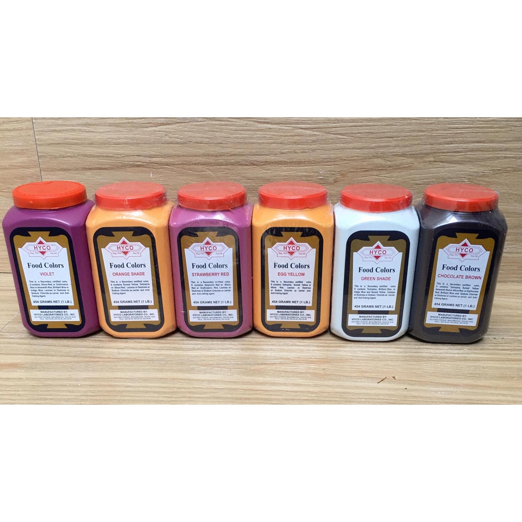 Food Color Hyco 454g Food Coloring Food Colors Red, Brown, Violet