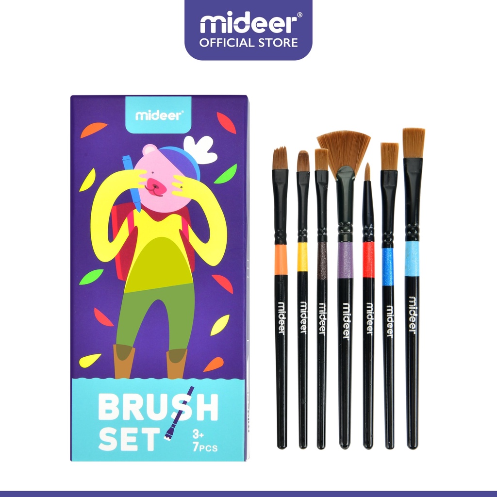 Mideer Finger Paint Brush Set Shopee Philippines
