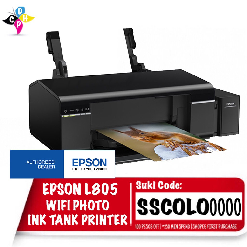 Epson L805 Wi Fi Photo Ink Tank Printer Shopee Philippines 2723