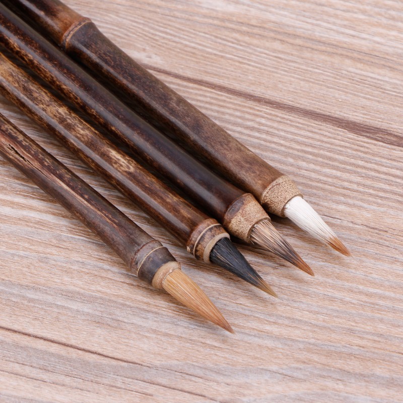 Pro-Art Bamboo Calligraphy Paintbrush Natural 