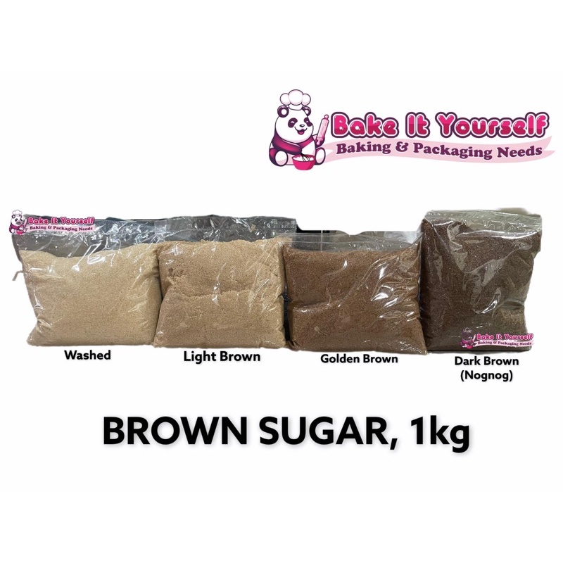 Brown Sugar 1kg (Washed, Light Brown, Golden Brown) | Shopee Philippines
