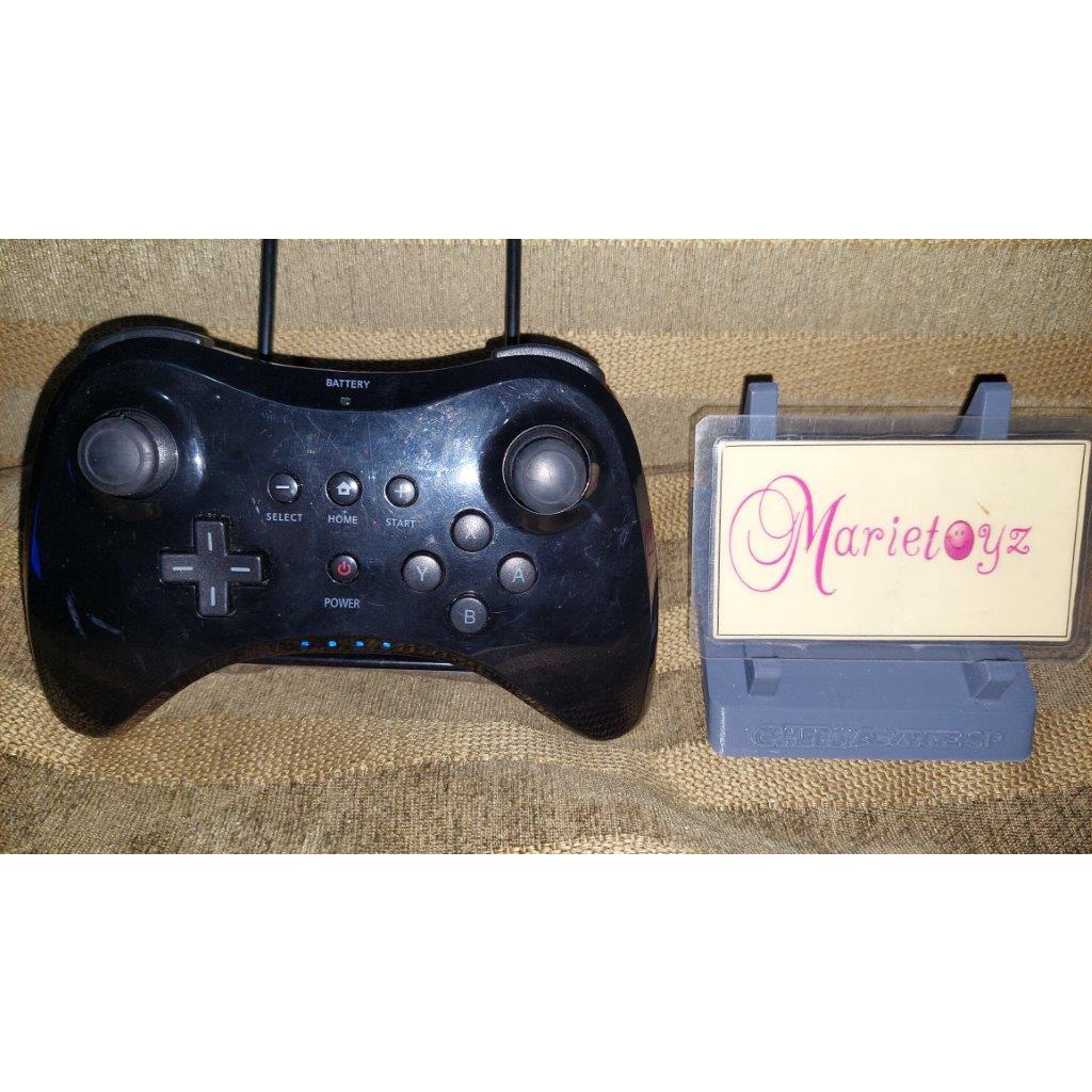 Wii U Pro 3rd Party Controller (Black) Shopee Philippines