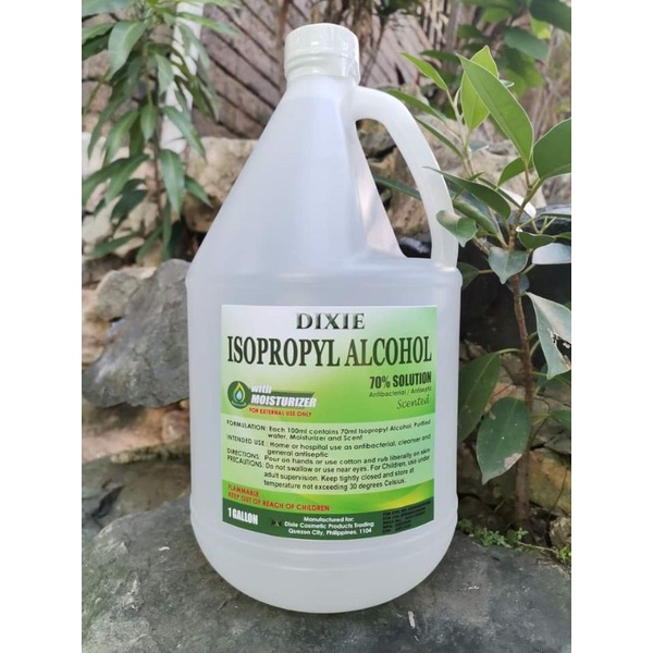 Isopropyl Alcohol 70 Solution 1 Gallon Shopee Philippines