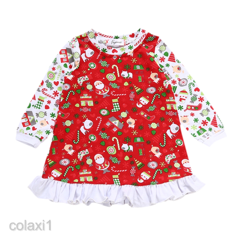 santa claus baby dress