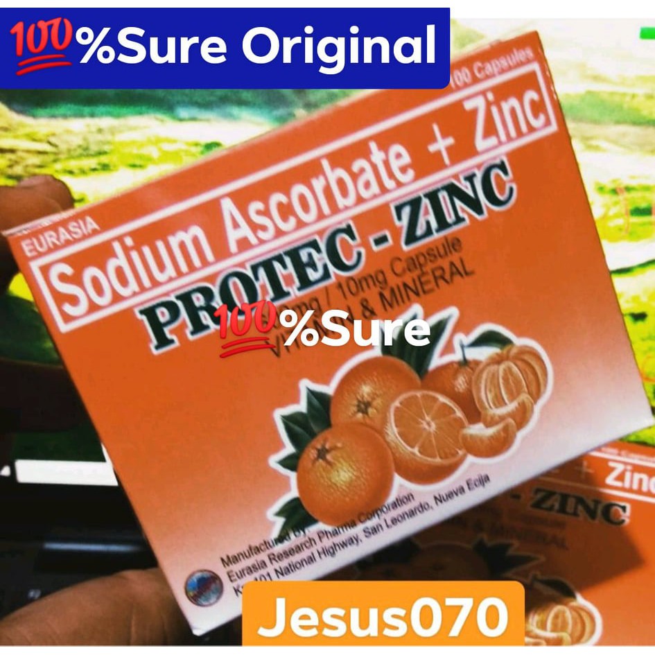 PROTEC ZINC Sodium Ascorbate + ZINC Vitamin & Mineral 600mg per