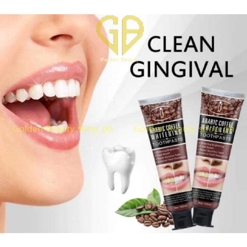 GB arabic coffee whitening toothpaste 100ml | Shopee Philippines