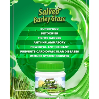 Salveo Organic Barley Grass Juice Powder, 180grams (100% Pure & Organic) Certified Organic, NASAA #7