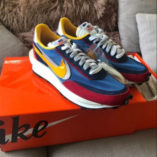 nike sacai blue multi