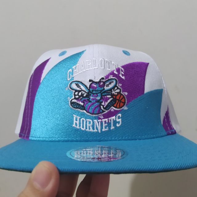 Vintage G Cap Wave Charlotte Hornets Snapback Hat NBA