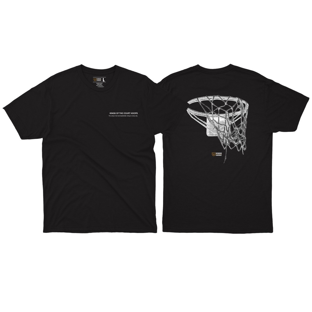 Kings of the Court KOTC Hoops Stylish Cotton Blend Shirt in Black ...