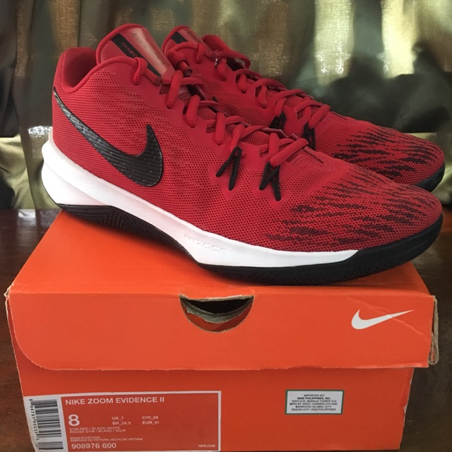 nike zoom evidence 2 red