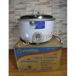 Imarflex IRC-780N Rice Cooker 45 Cups (LIFETIME SERVICE WARRANTY ...