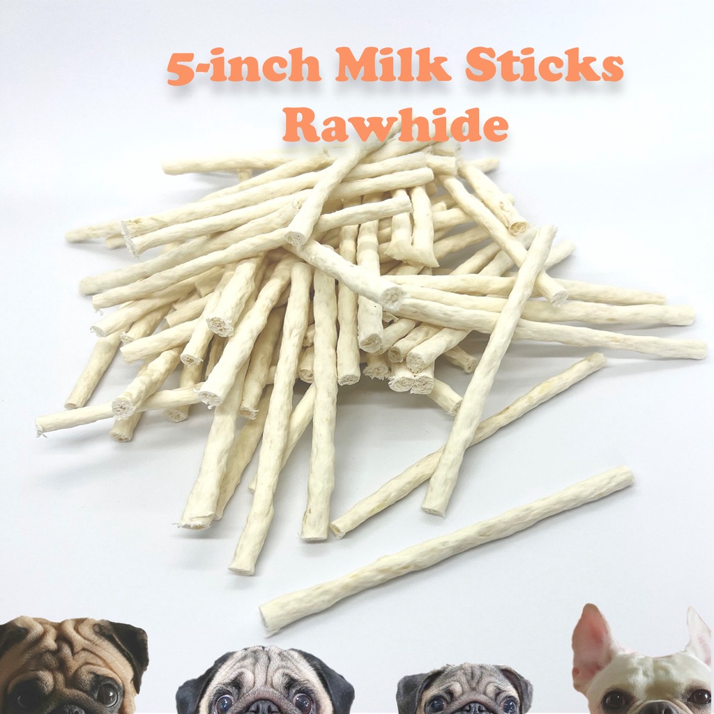 2pcs Milk Sticks Rawhide Extra Small for small breeds Training Treats