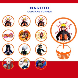 naruto topper cupcake shopee pcs ph